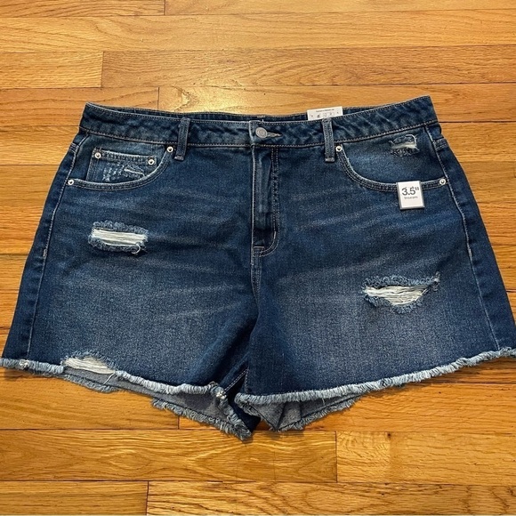 Time and Tru Pants - Time and Tru | High Rise Denim Shorts | size 14